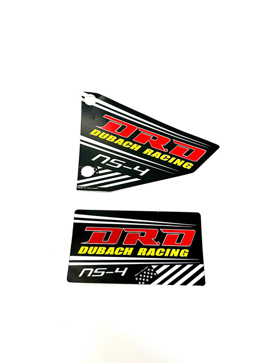 DR.D NS-4 Exhaust Silencer Replacement Decal Set